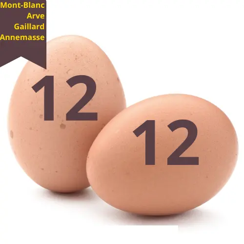 12 oeufs